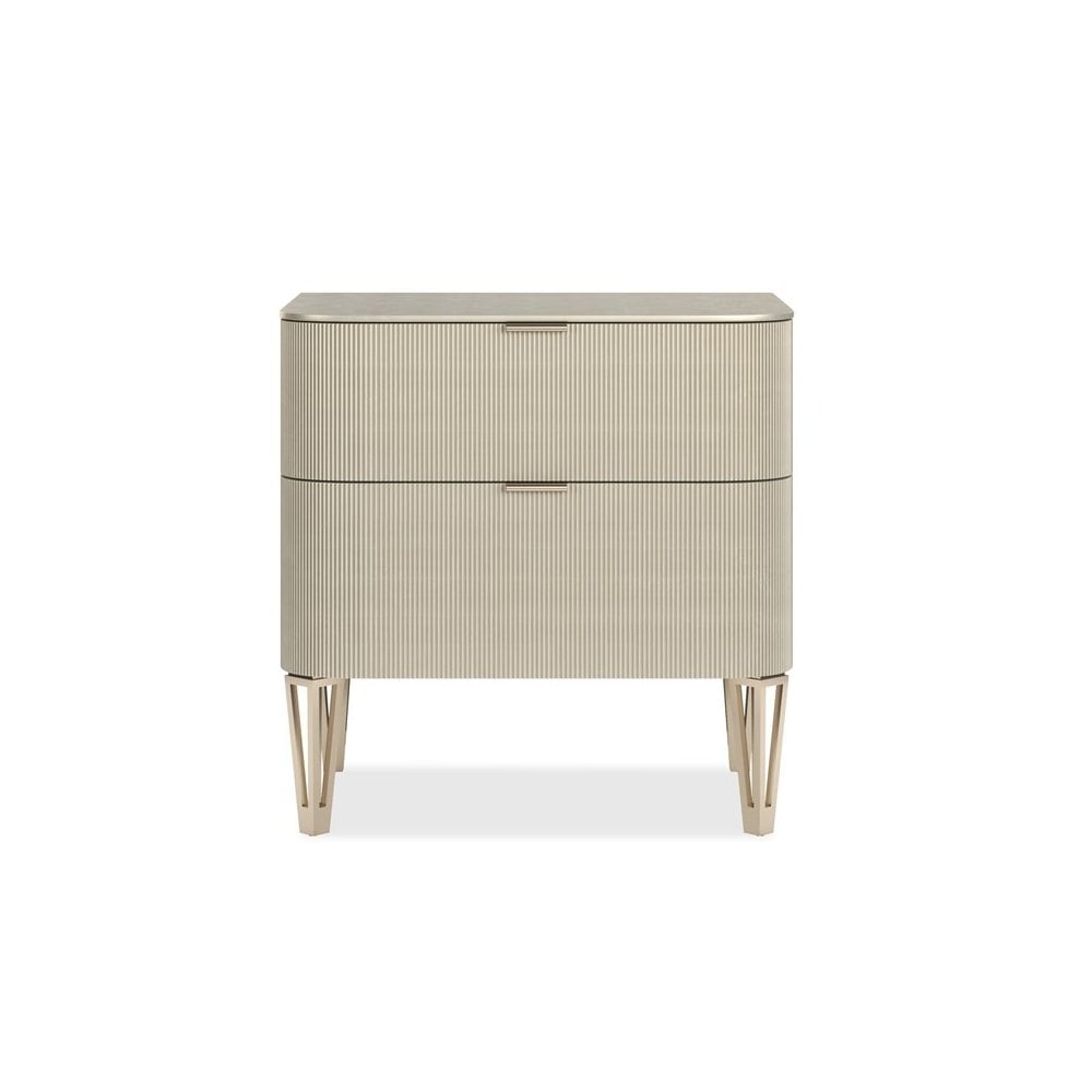 True Love 2 Drawer Small Bedside Table