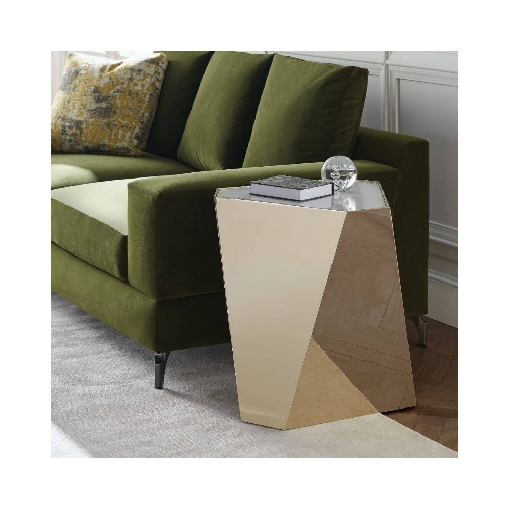 The Contempo Large Side Table Gold