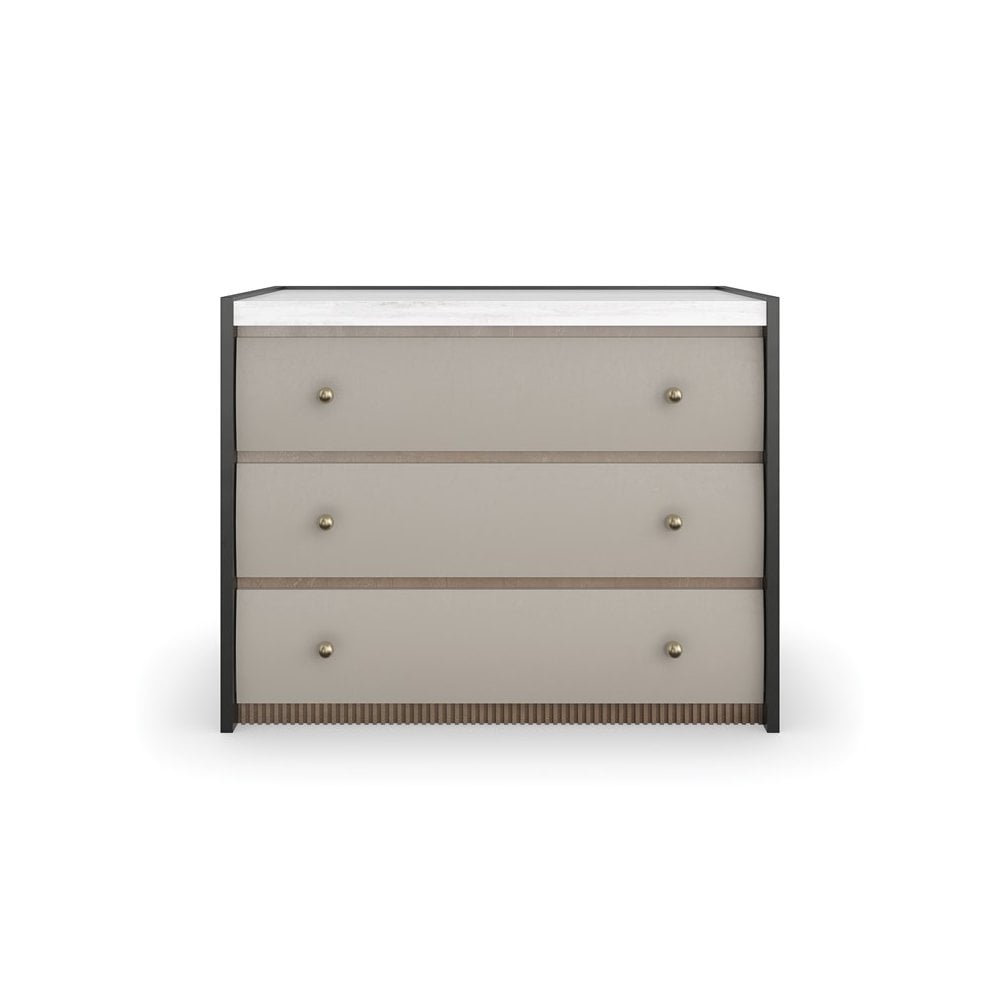 Avignon Bronze Bedside Table