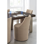 Pair of Barrel Role Dining Chairs