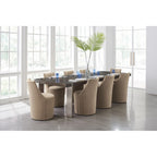 Pair of Barrel Role Dining Chairs