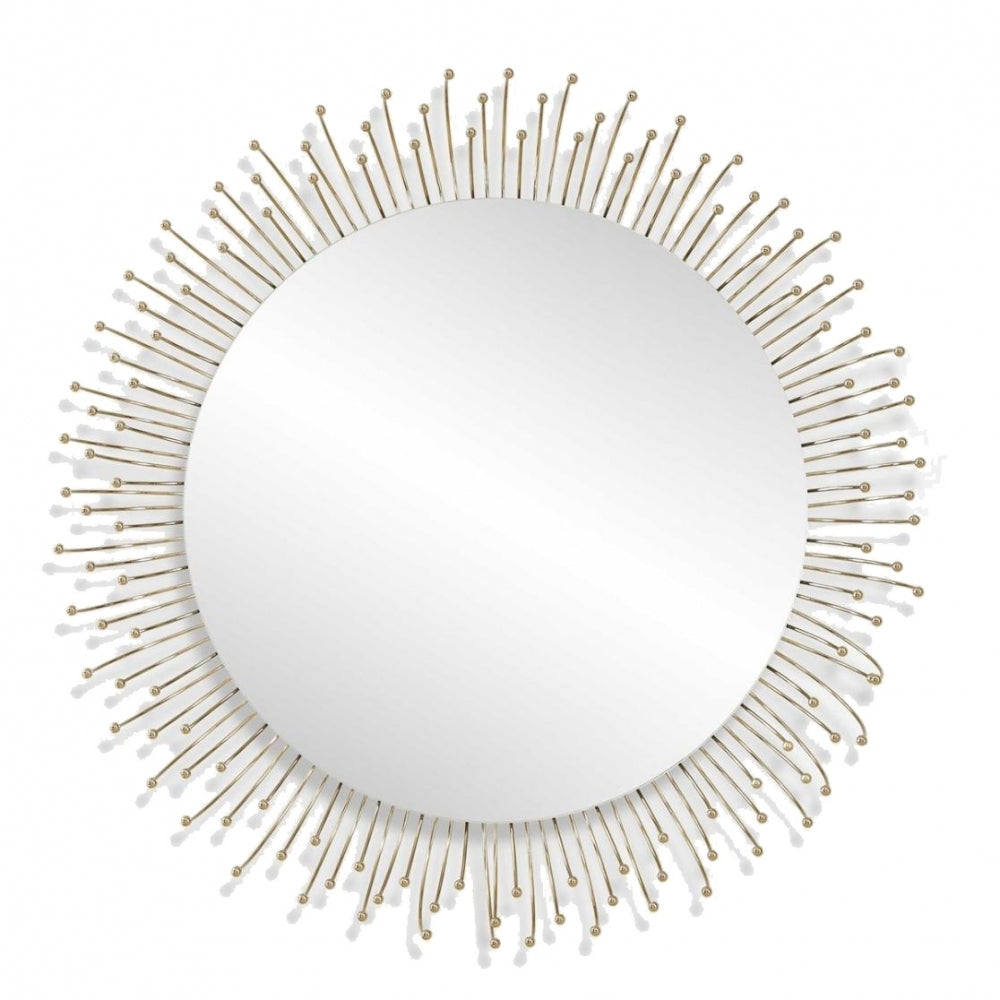 Aga Round Gold Mirror