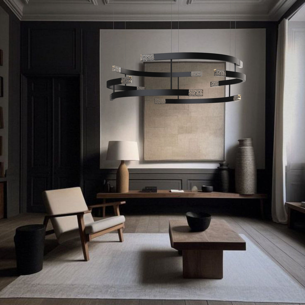 Trace Circular Chandelier