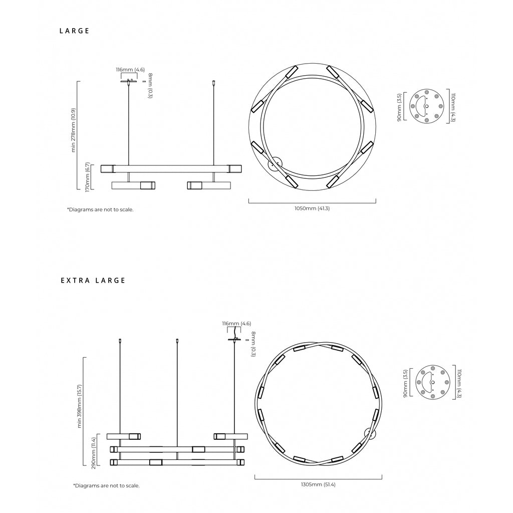 Trace Circular Chandelier
