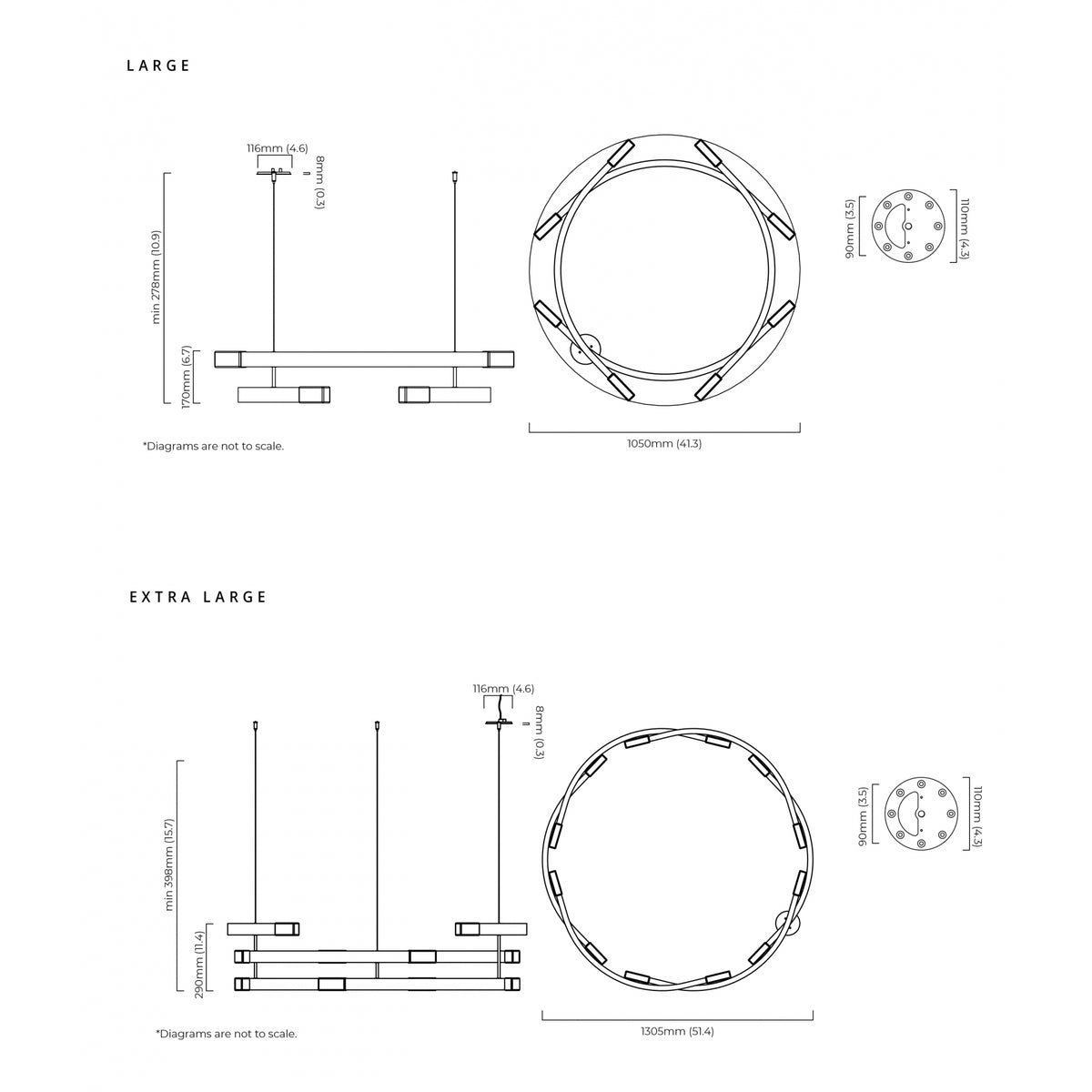 Trace Circular Chandelier