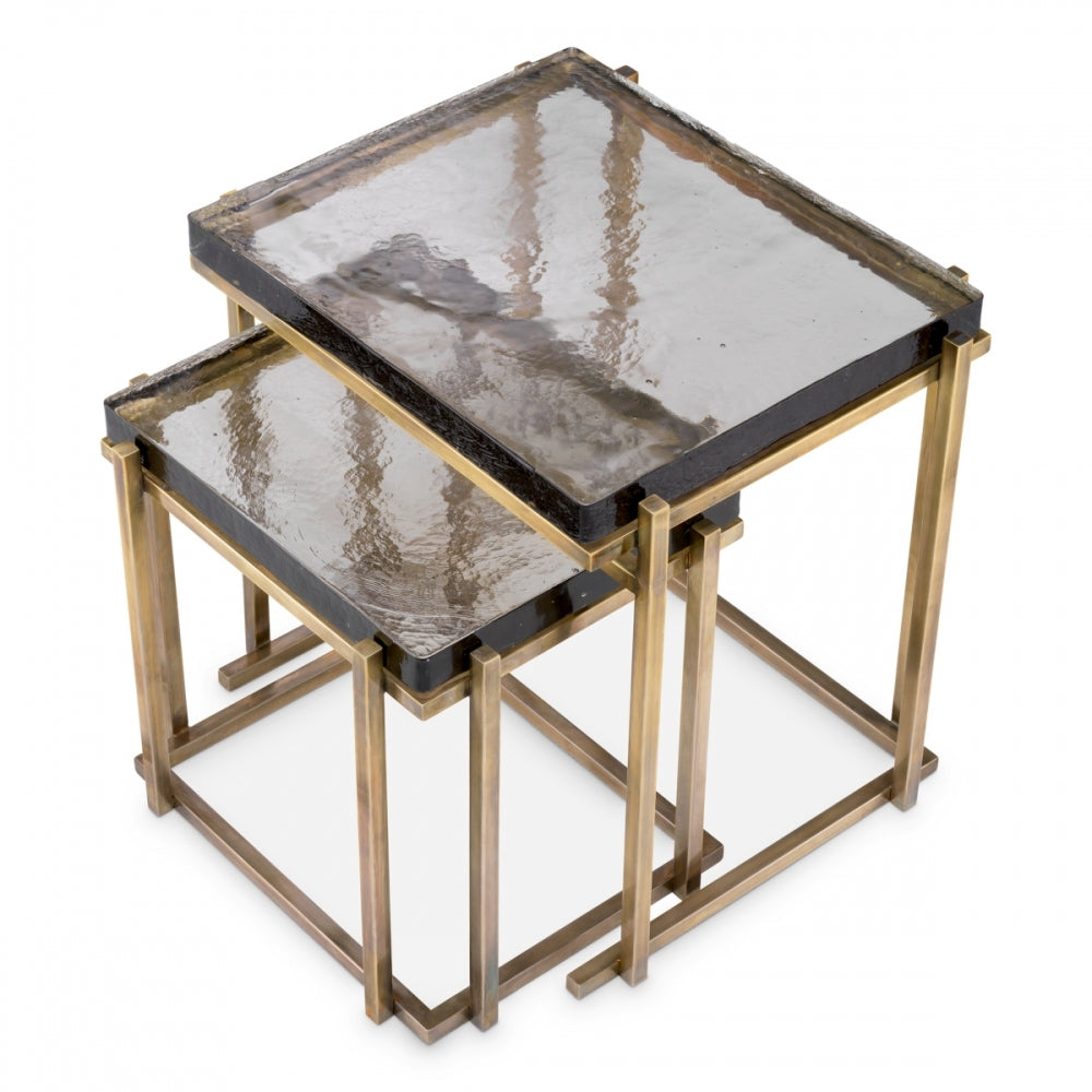 Niemeyer set of 2 Side Tables