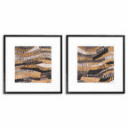 Metallic Undulation by June Erica Vess set of 2 Prints