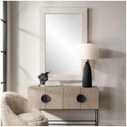 Everett Ivory Stone Mirror