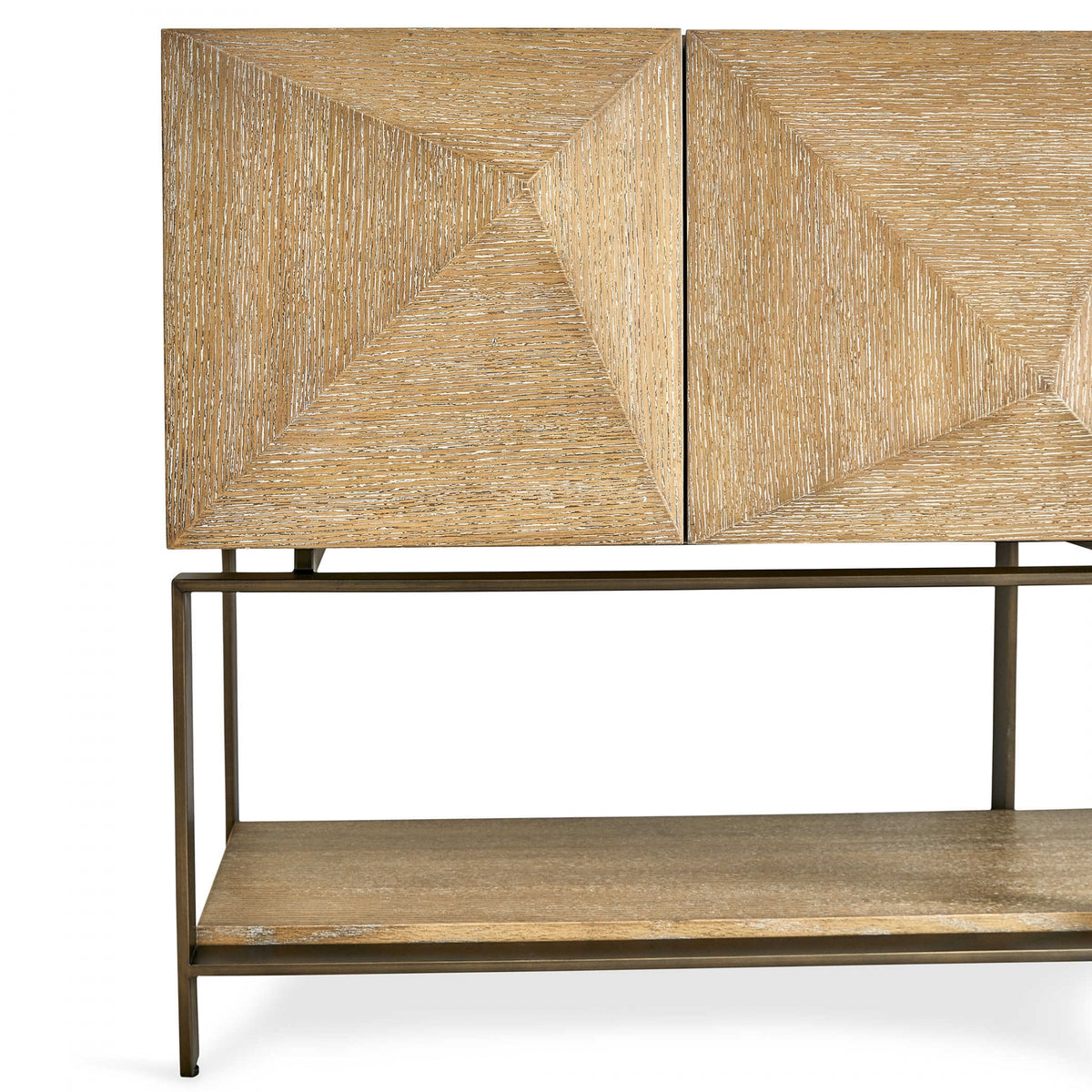 Trapezoid 4 Door Cabinet