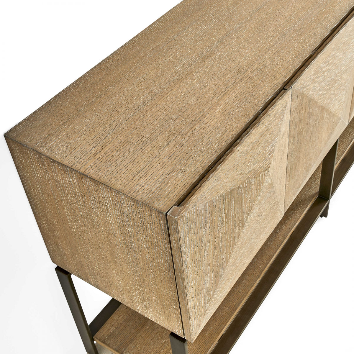 Trapezoid 4 Door Cabinet
