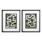 Window Trellis by Michael Willett set of 2 Prints