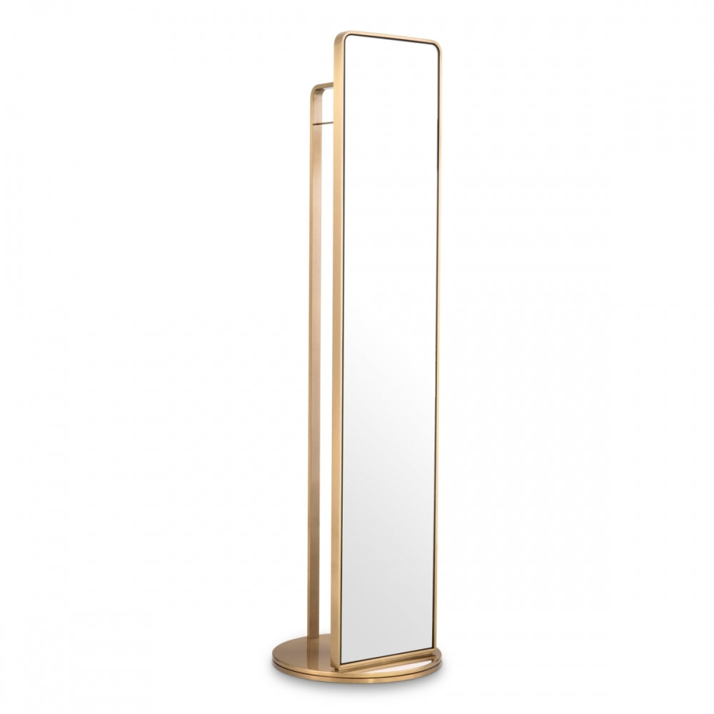 Novo Floor Mirror with Coatrack