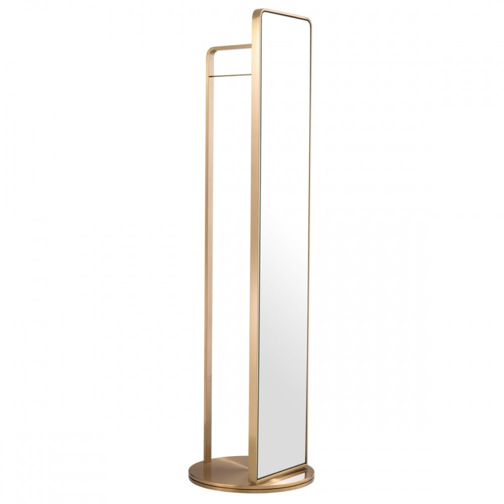 Novo Floor Mirror with Coatrack
