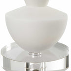 Lido White Stone Candleholders - Set of 2
