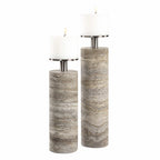 Shadowstone Candleholders - Set of 2