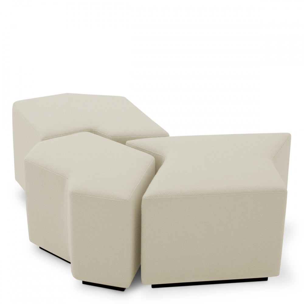 set of 3 Stool Filbert