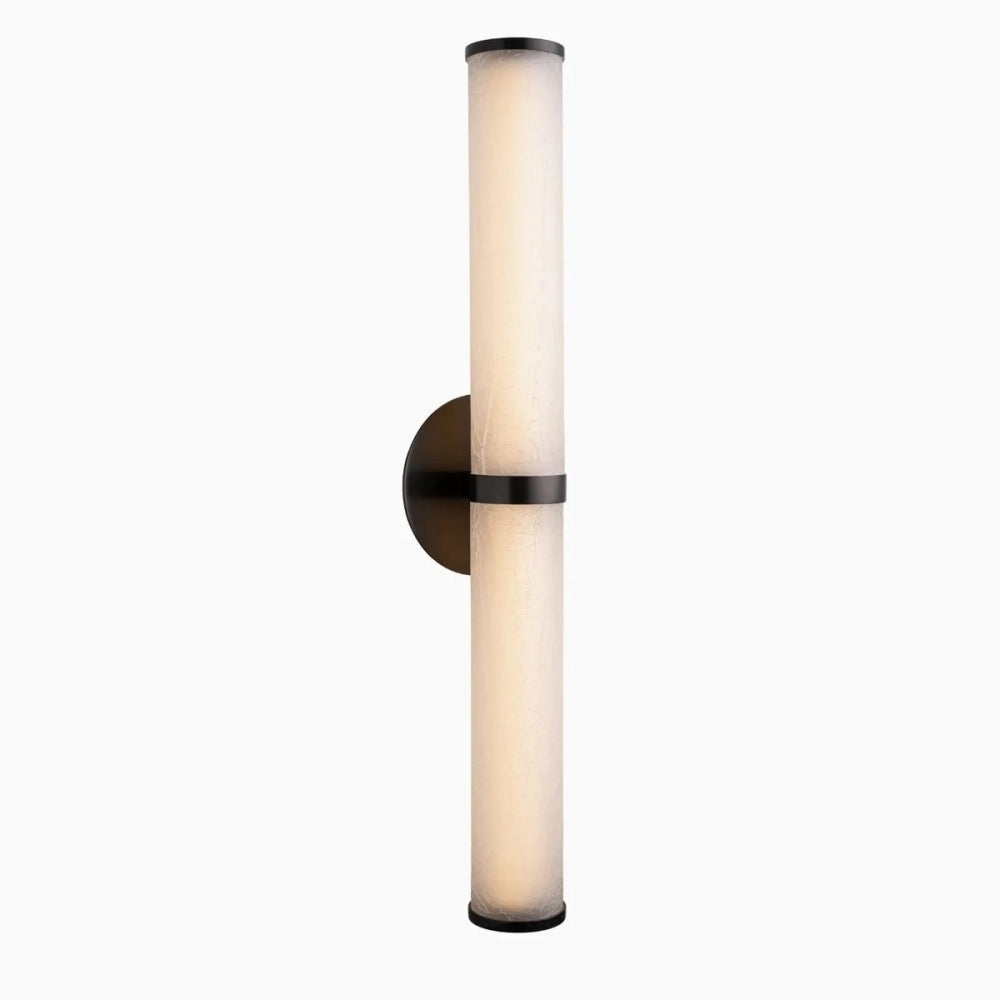 Esme Frosted Crackle Wall Light