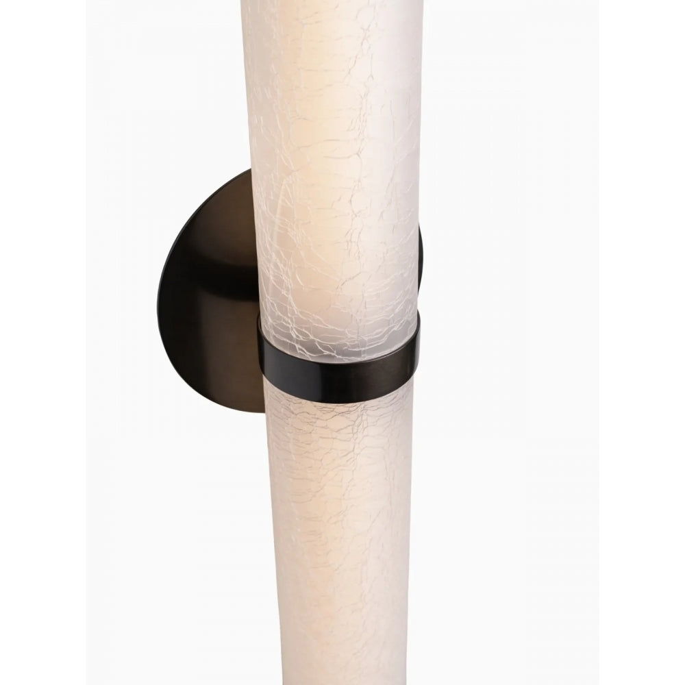 Esme Frosted Crackle Wall Light