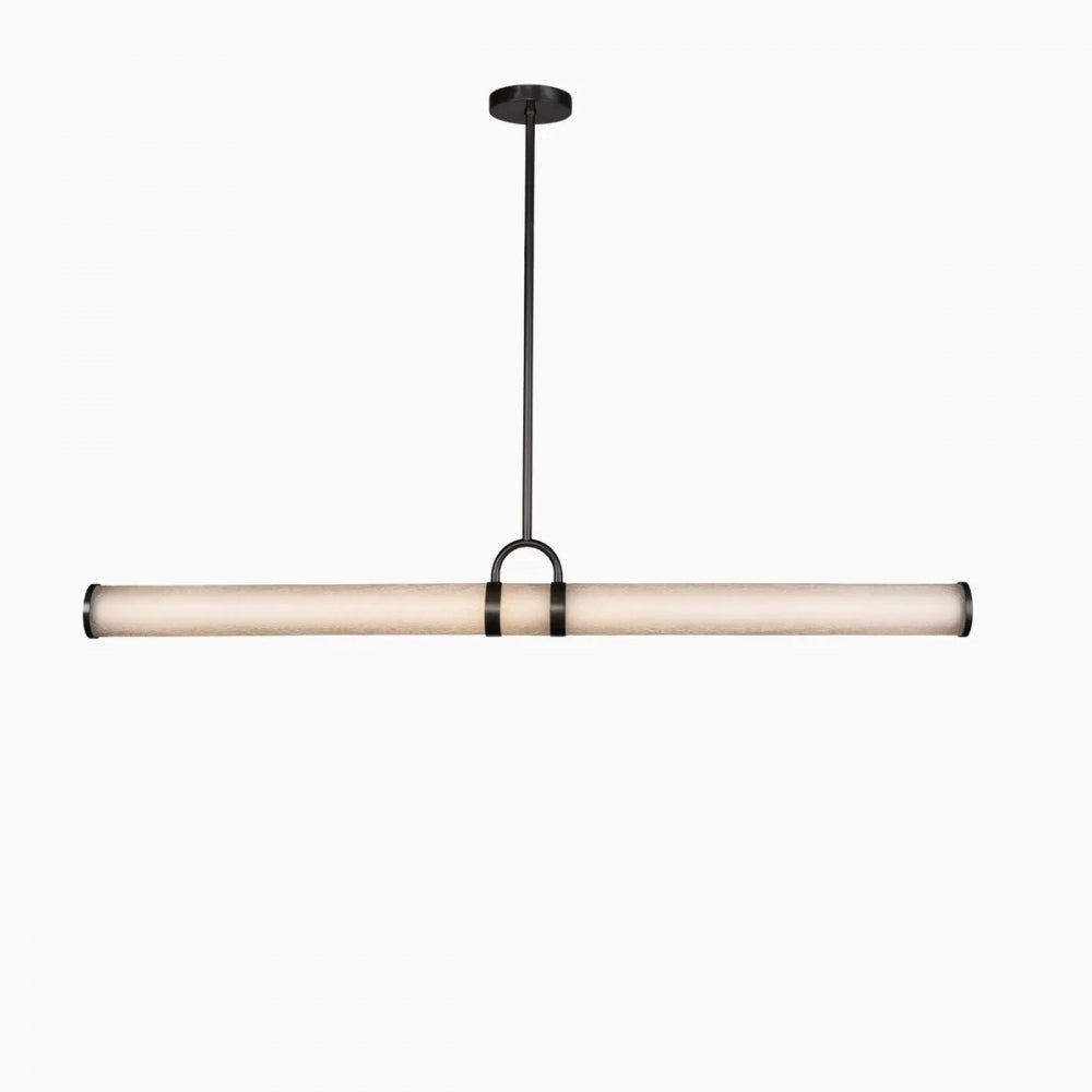 Esme Frosted Crackle Linear Pendant