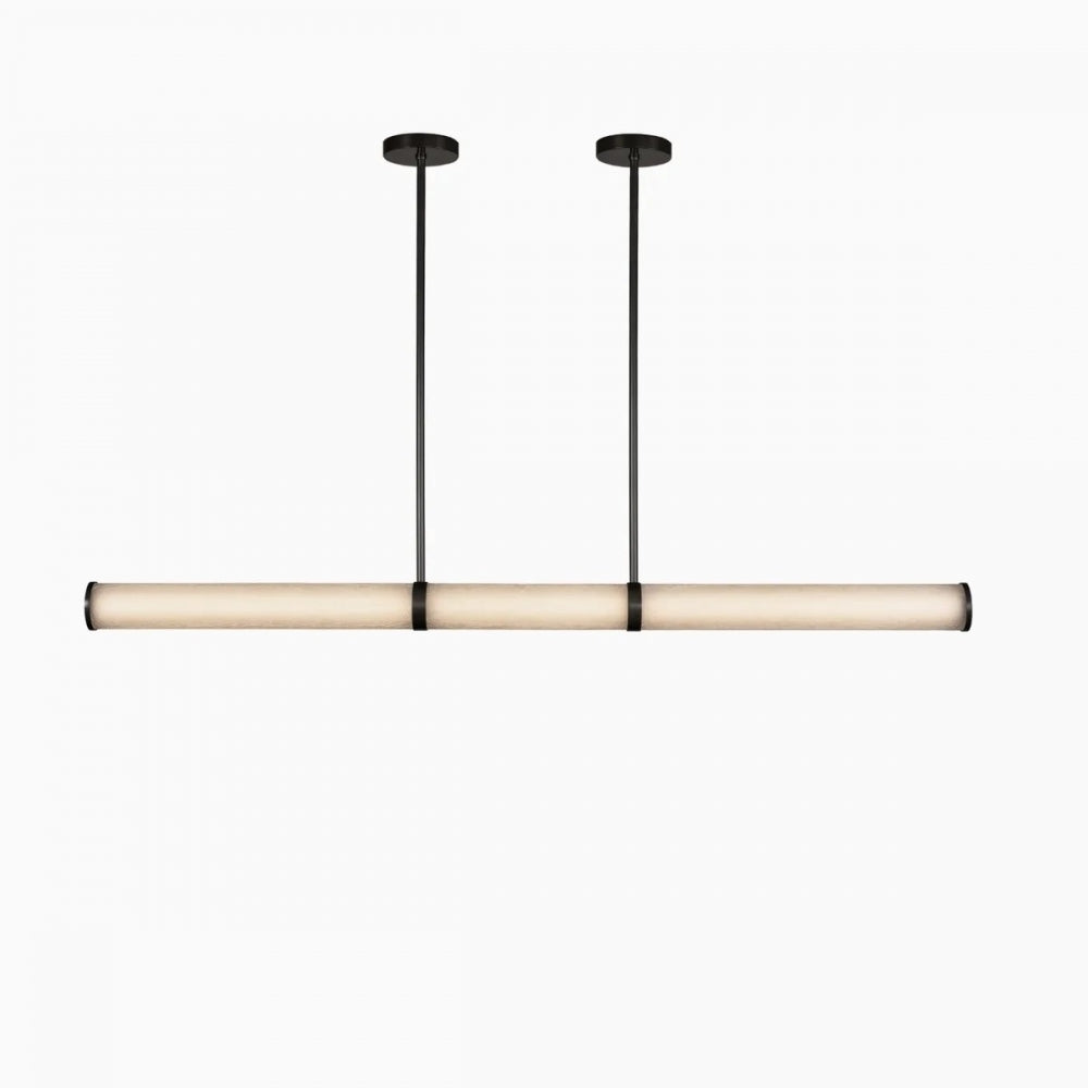 Esme Frosted Crackle Linear Pendant