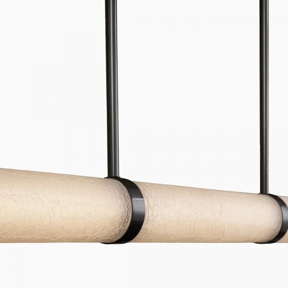 Esme Frosted Crackle Linear Pendant