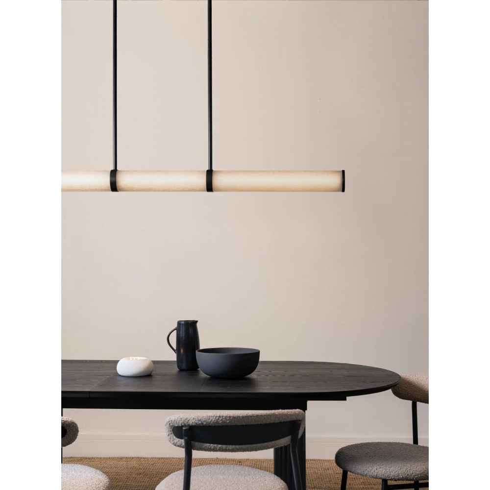 Esme Frosted Crackle Linear Pendant