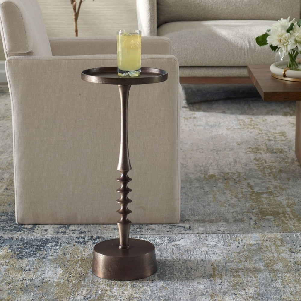 Klint Antique Bronze Side Table