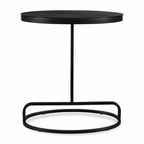 Matisse Black Oval Side Table
