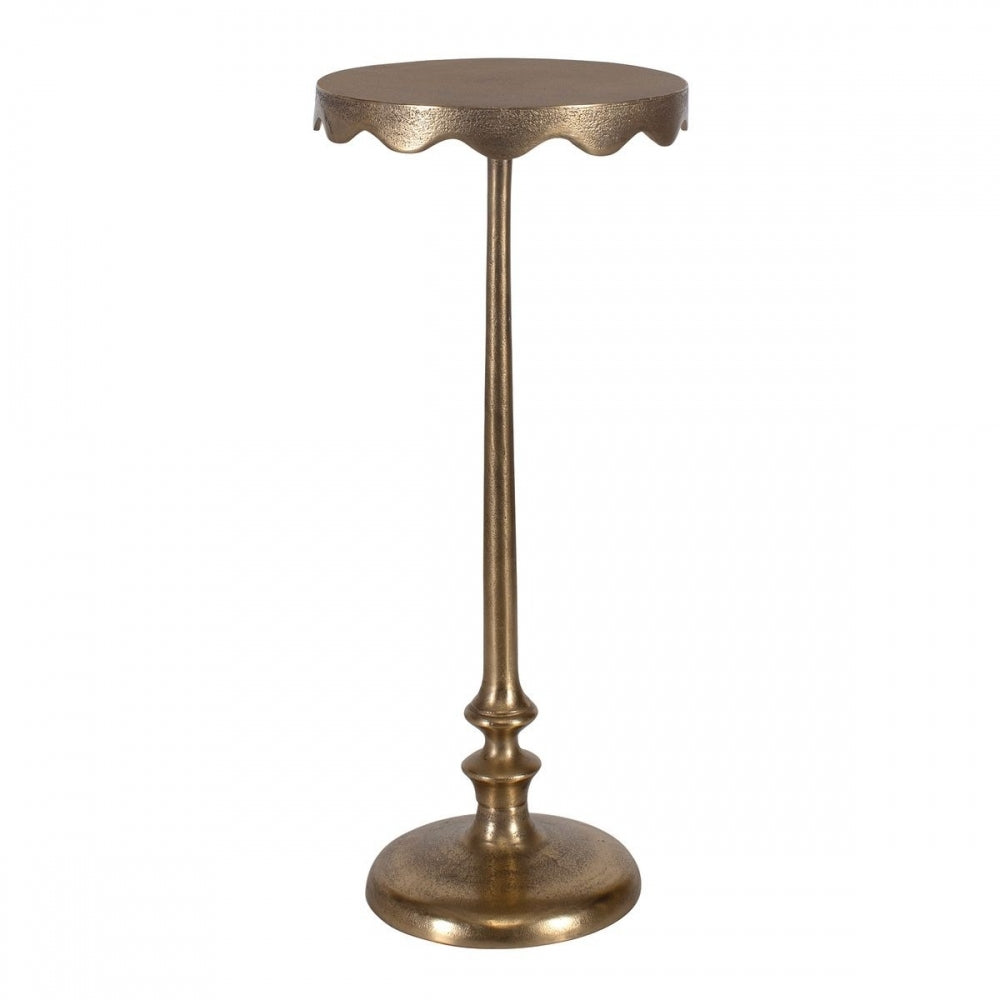 Octavia Antique Brass Side Table