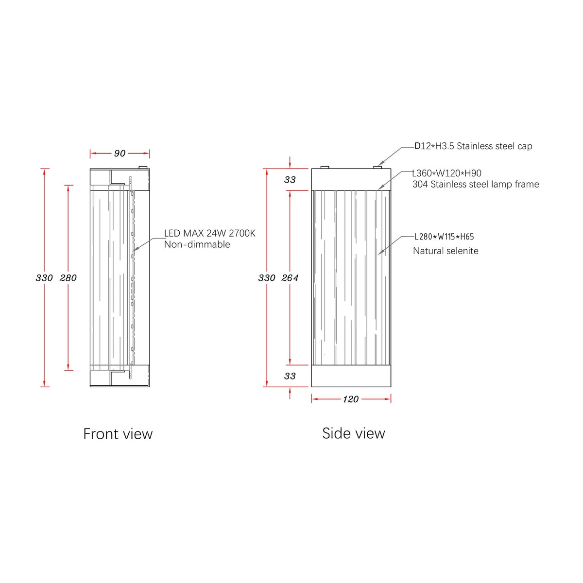 Vetra IP44 Wall Light