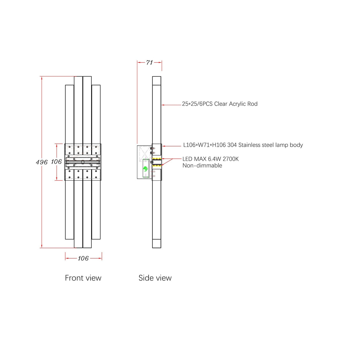 Bravura IP44 Wall Light