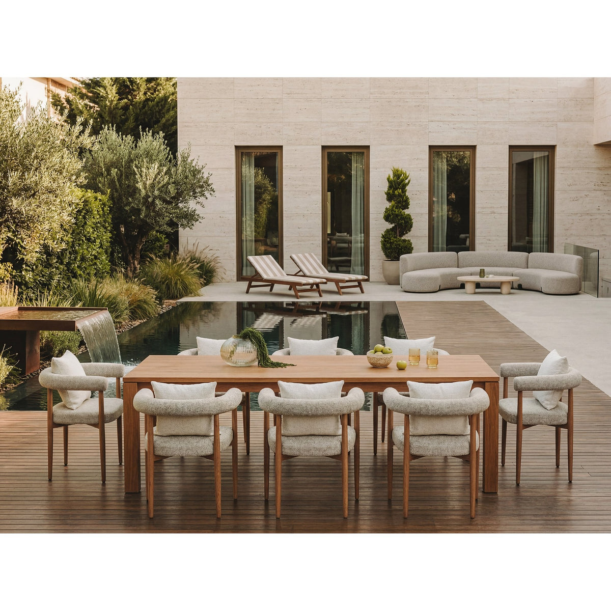 Pair of Nantes Outdoor Dining Chairs