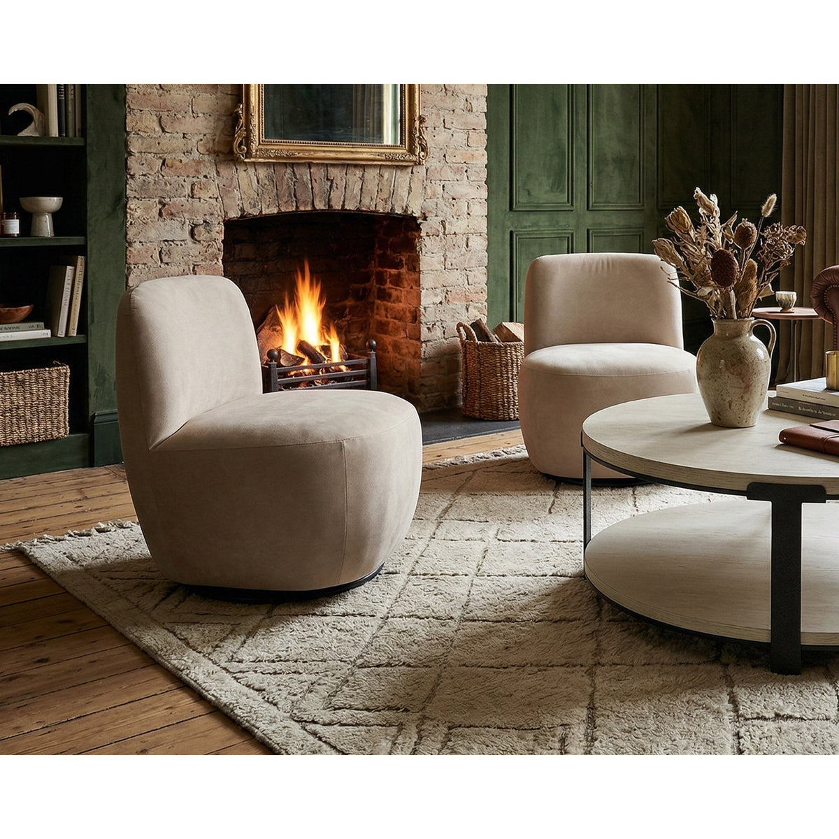 Hopper Swivel Occasional Chair