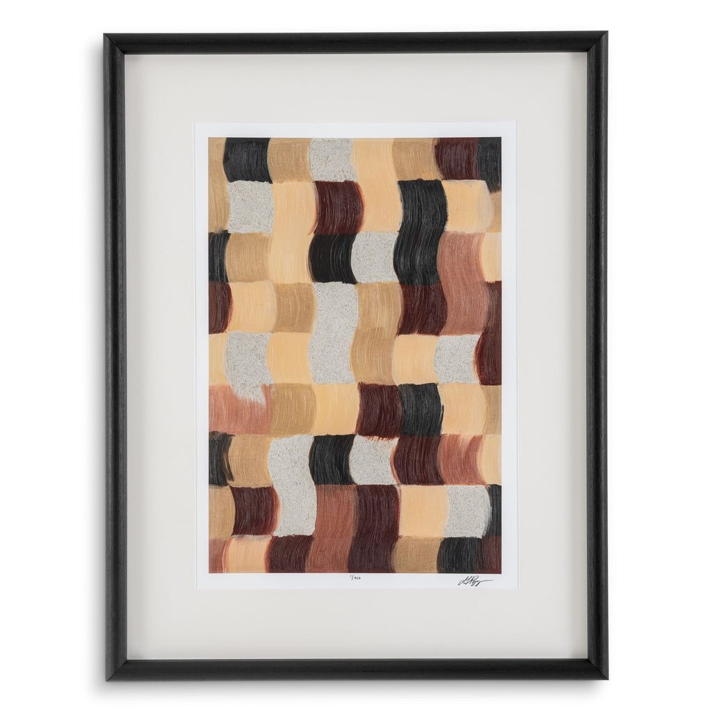 Sun Baked Mosaïc by Grace Popp Set Of 2 Prints