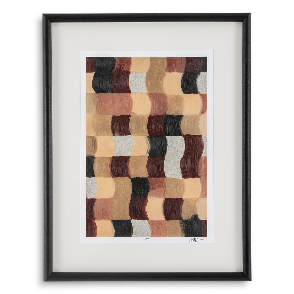 Sun Baked Mosaïc by Grace Popp Set Of 2 Prints
