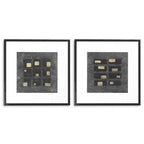 Black Squares by Michael Willett Set Of 2 Prints