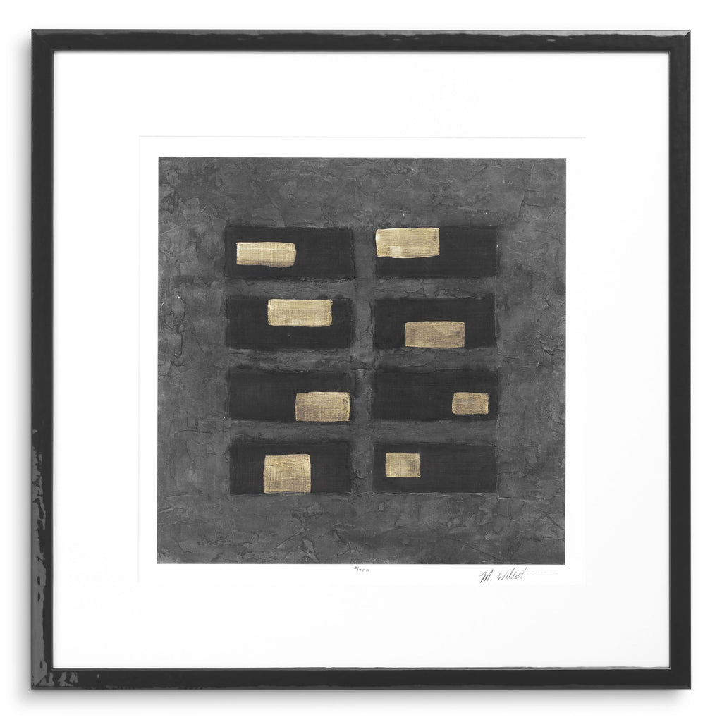 Black Squares by Michael Willett Set Of 2 Prints