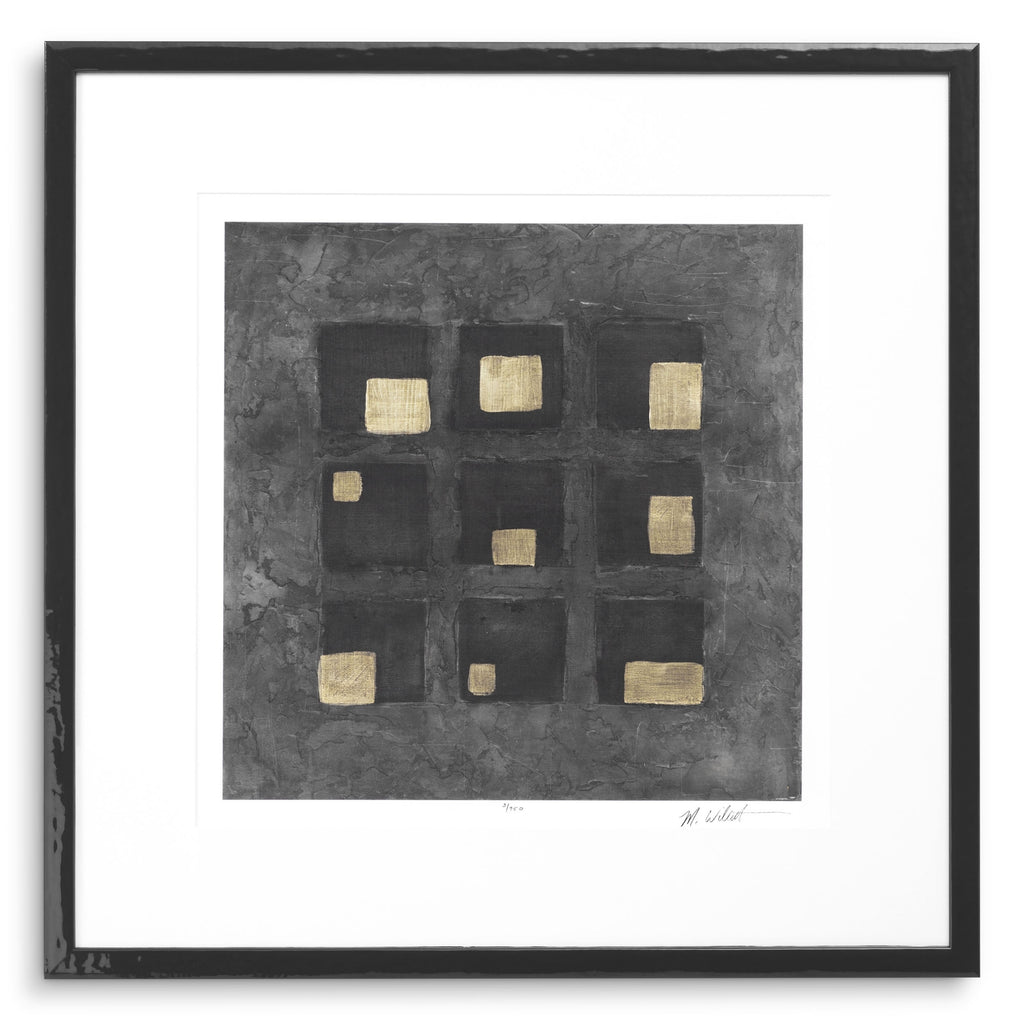 Black Squares by Michael Willett Set Of 2 Prints