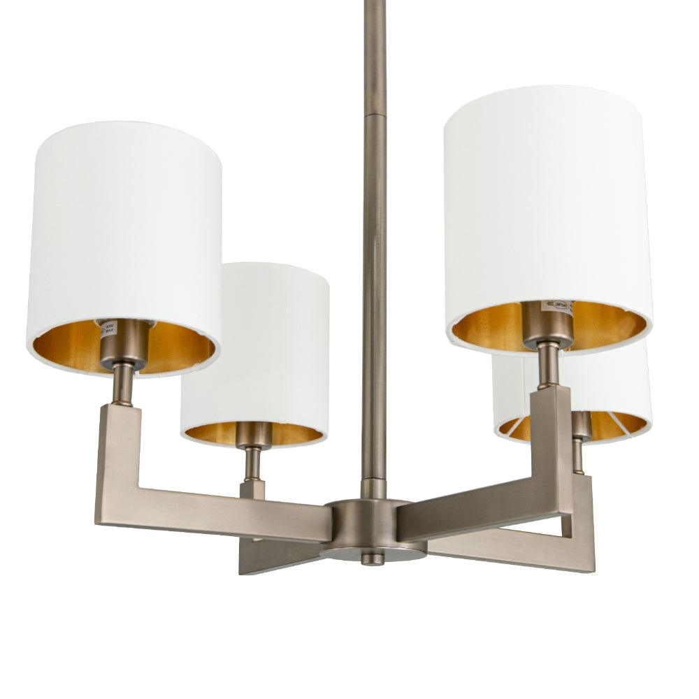 Ealga 4 Arm Bronze Chandelier