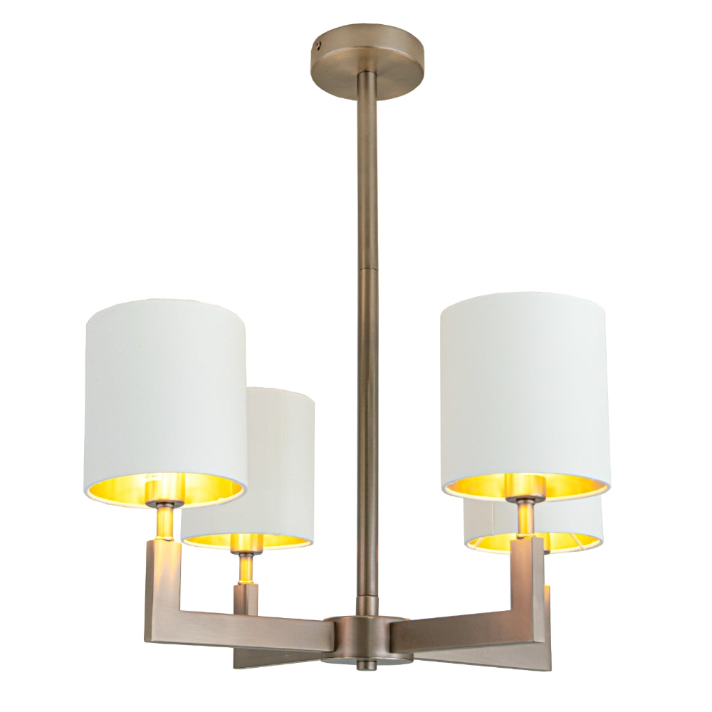 Ealga 4 Arm Bronze Chandelier