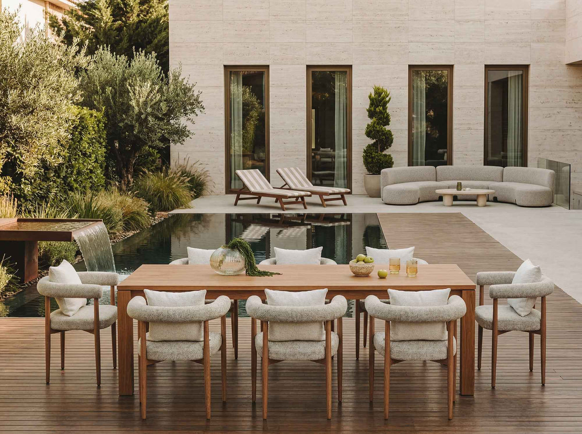 Pair of Nantes Outdoor Dining Chairs