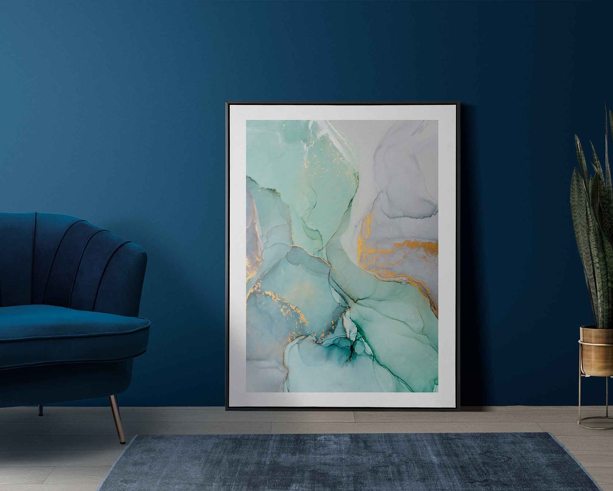 Aqua Vermeil Print