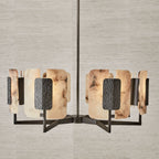 Open Book 8 Light Chandelier