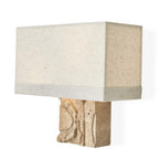 Icon Neutral Travertine Wall Light
