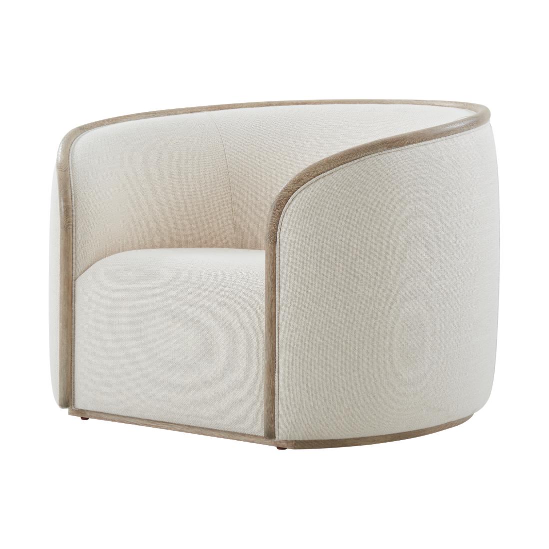 Repose Wooden Upholstered Club Chair
