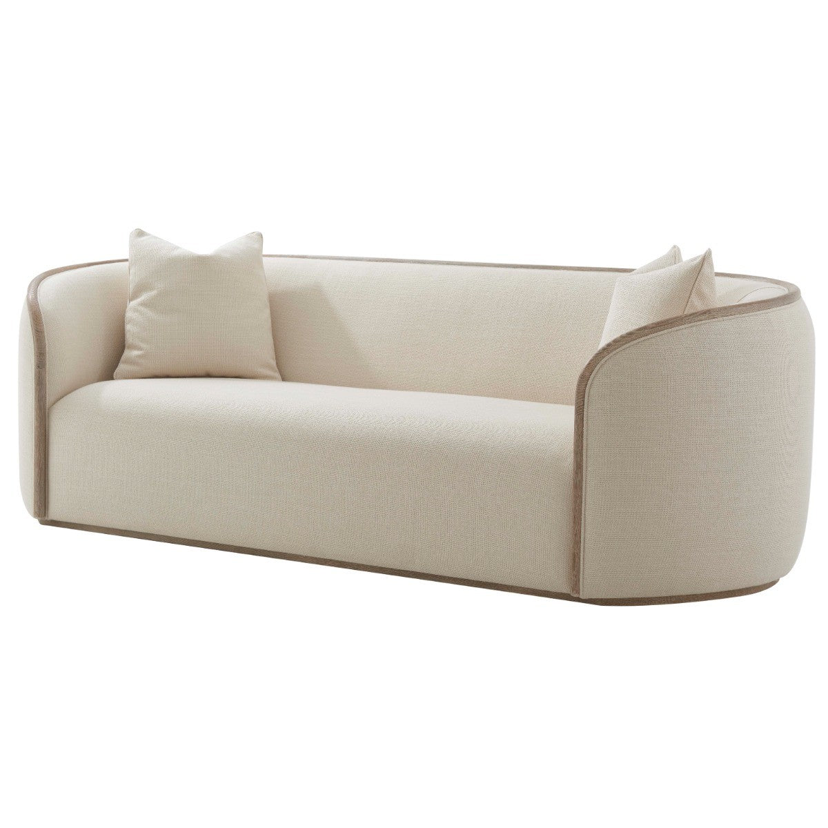 Repose Wooden Upholstered Sofa